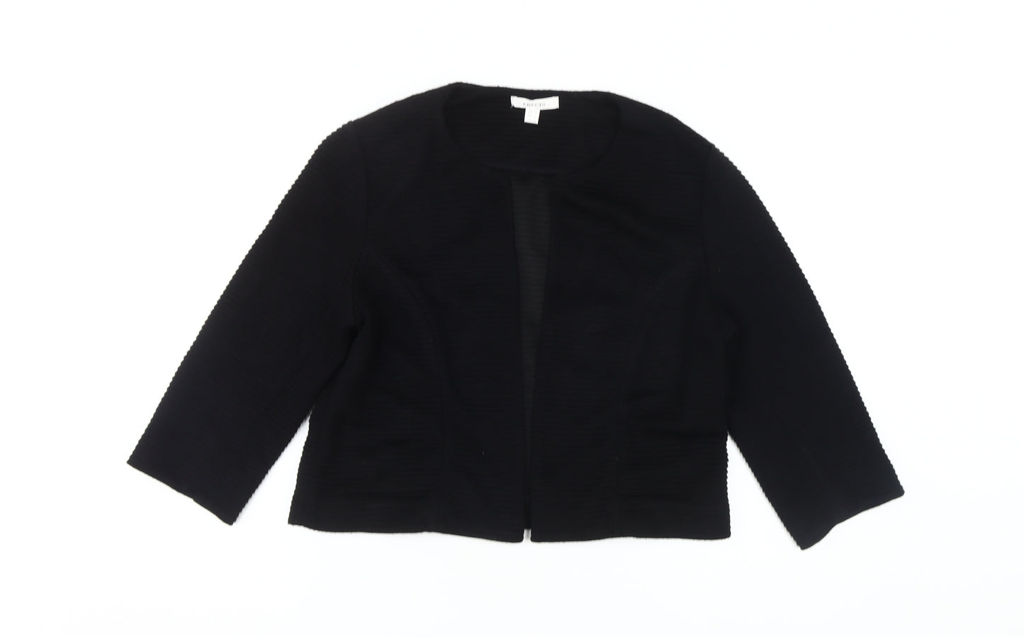 Precis Women's Black Jacket Size 12 - Elegant Wardrobe
