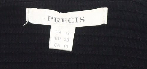 Precis Women's Black Jacket Size 12 - Elegant Wardrobe