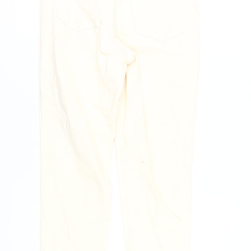 River Island Women's White Jeans Size 10