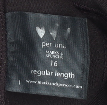 Marks & Spencer Brown Trumpet Skirt Size 16