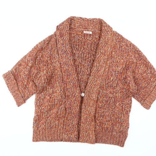 Damart Women's Multicoloured Cable-Knit Cardigan M