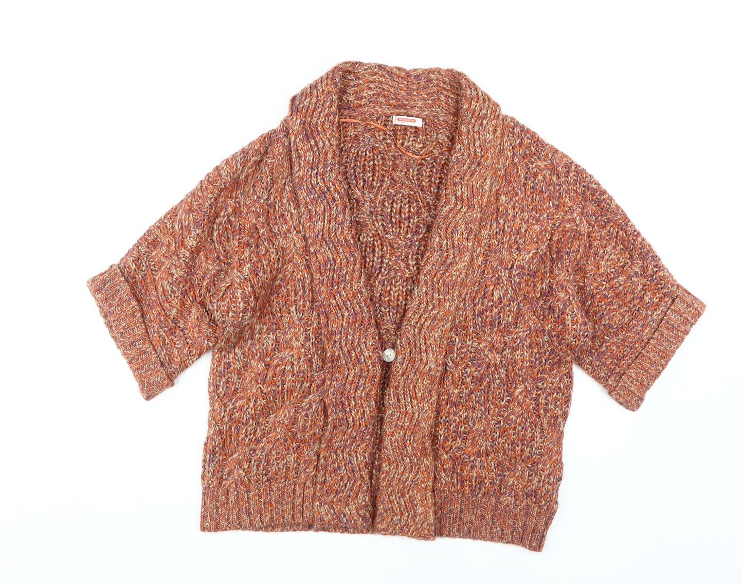 Damart Women's Multicoloured Cable-Knit Cardigan M