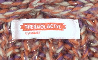 Damart Women's Multicoloured Cable-Knit Cardigan M