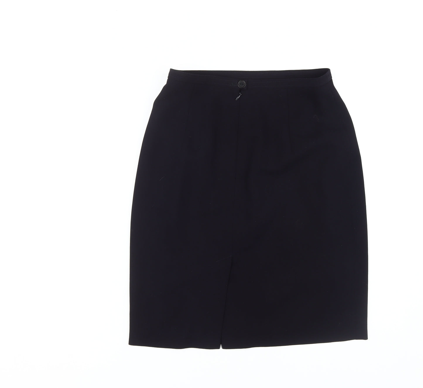 Escada Women's Black Wool Pencil Skirt Size 10