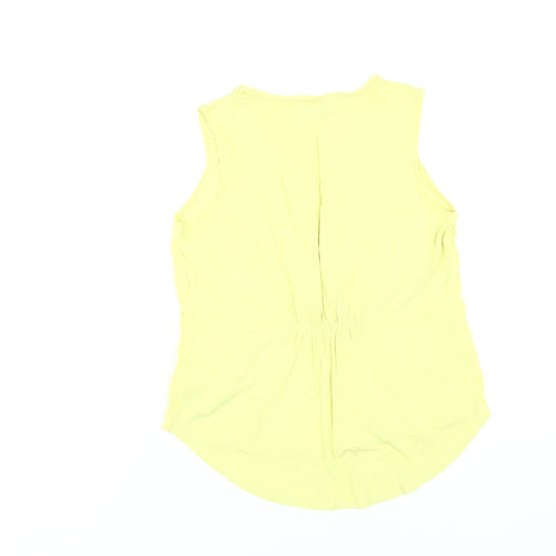 Marks and Spencer Women's Yellow Tank Top, Size 14