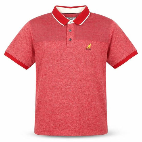 Kangol Men's Red Polo Shirt L - Classic Short Sleeve