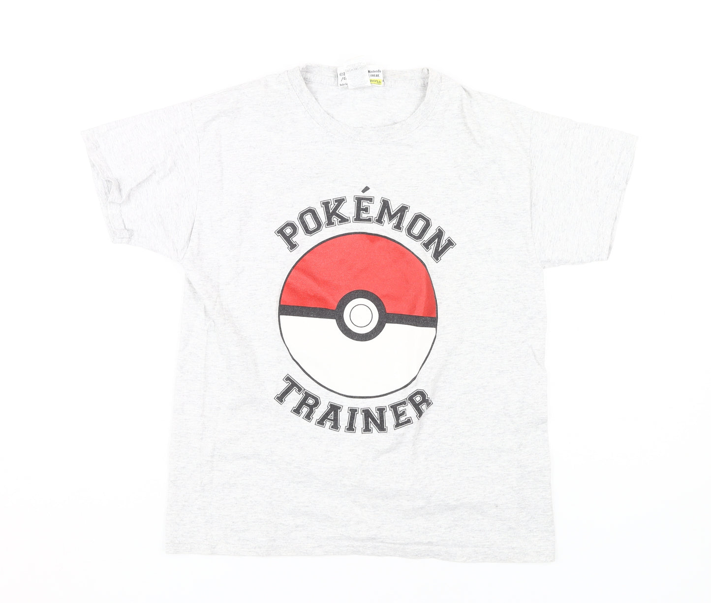 Pokémon Boys Grey T-Shirt, 9-10 Years, Graphic Short Sleeve