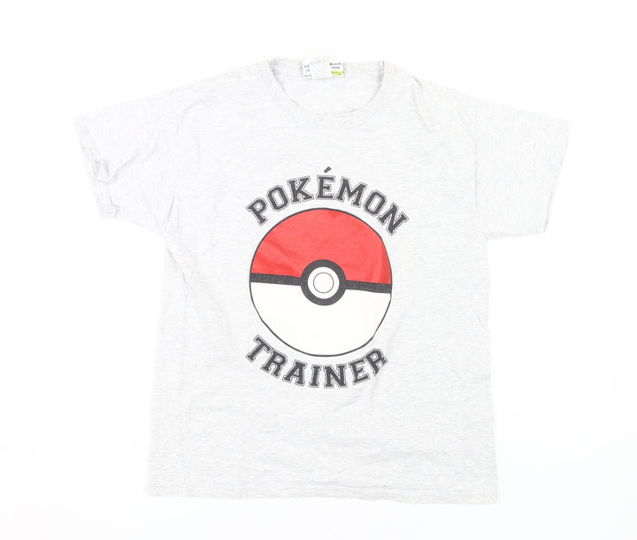Pokémon Boys Grey T-Shirt, 9-10 Years, Graphic Short Sleeve