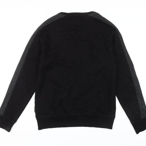 French Connection Men's Black Sweatshirt L Pullover