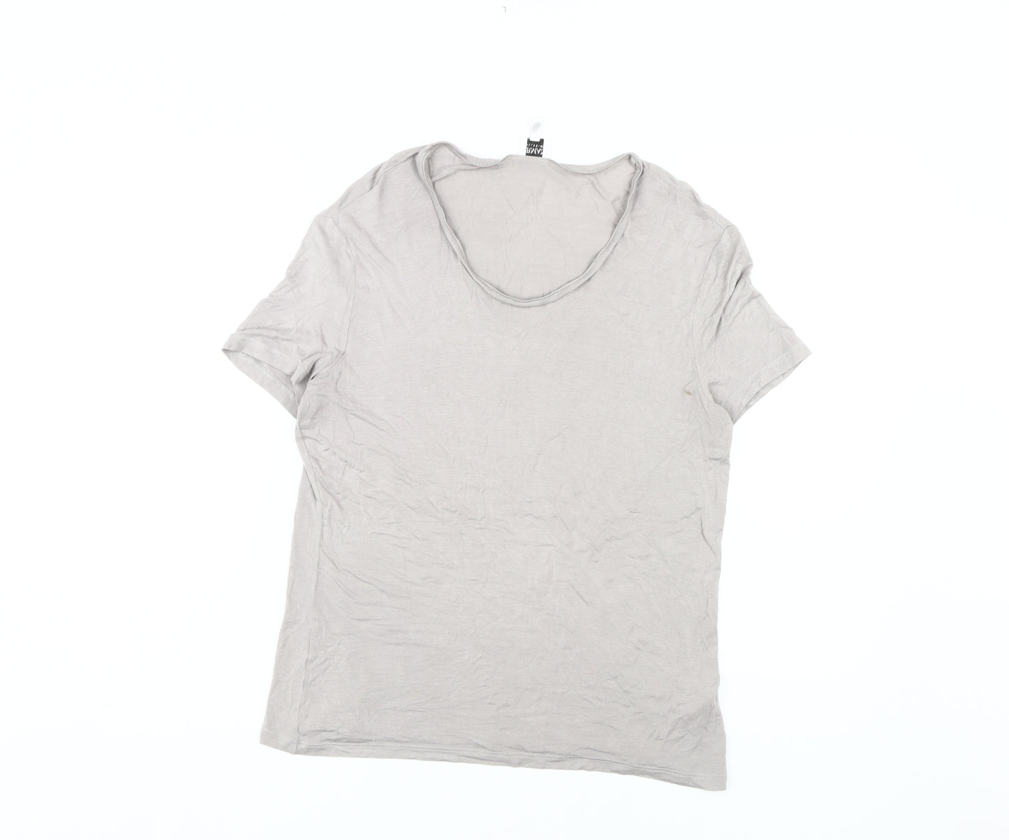 Armani Collezioni Grey T-Shirt Women Size 20