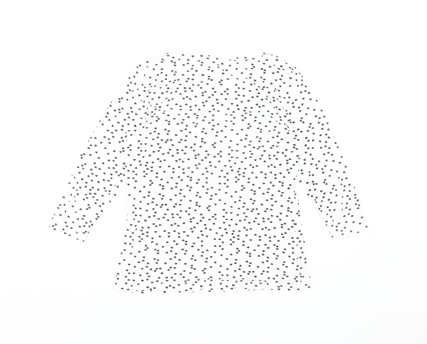 Marks and Spencer Women's White 3/4 Sleeve Top Size 12