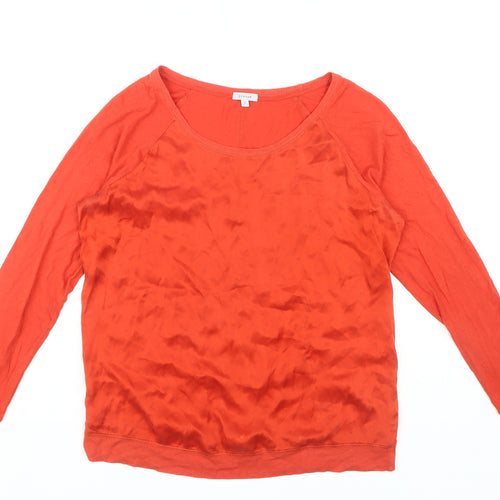 Jigsaw Women's Red Long Sleeve Top Size S