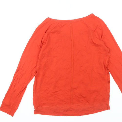 Jigsaw Women's Red Long Sleeve Top Size S