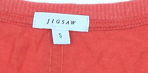 Jigsaw Women's Red Long Sleeve Top Size S