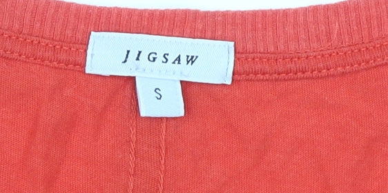 Jigsaw Women's Red Long Sleeve Top Size S