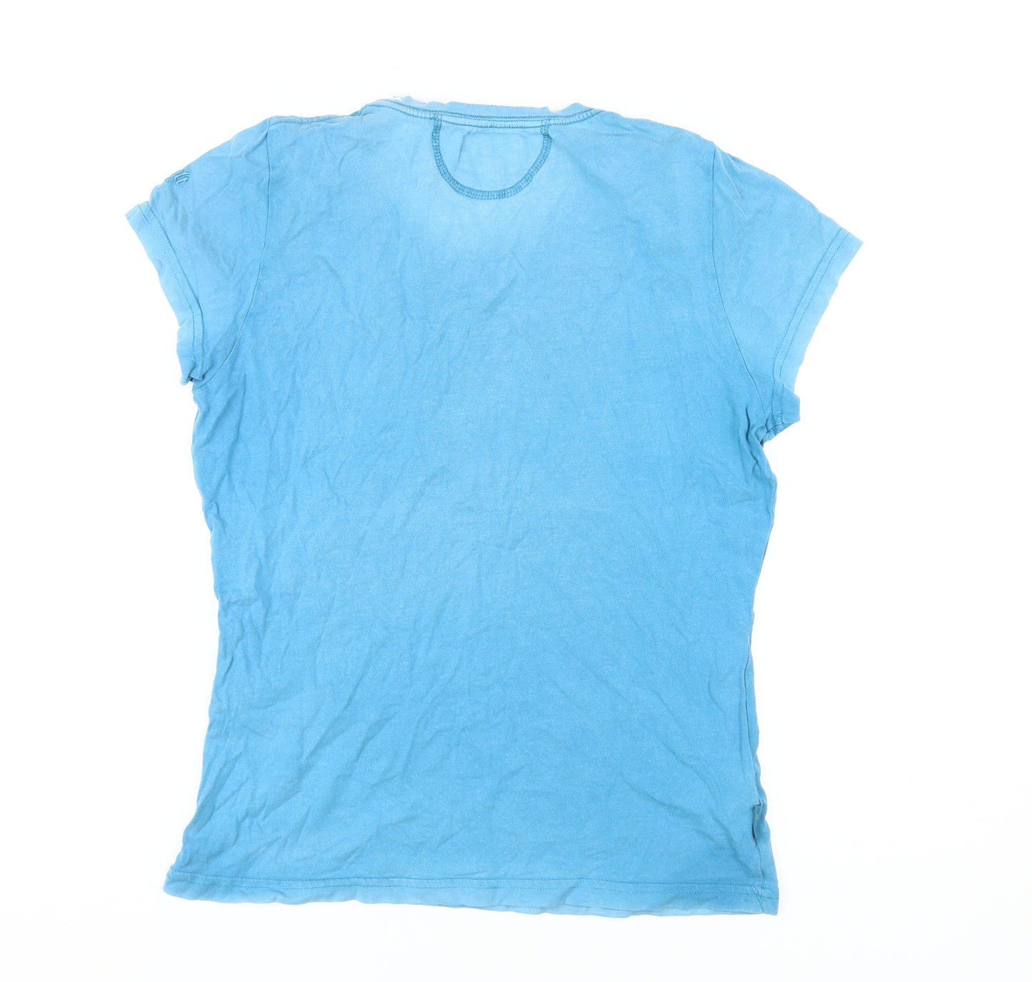 Seasalt Women's Blue Cotton T-Shirt Size 12