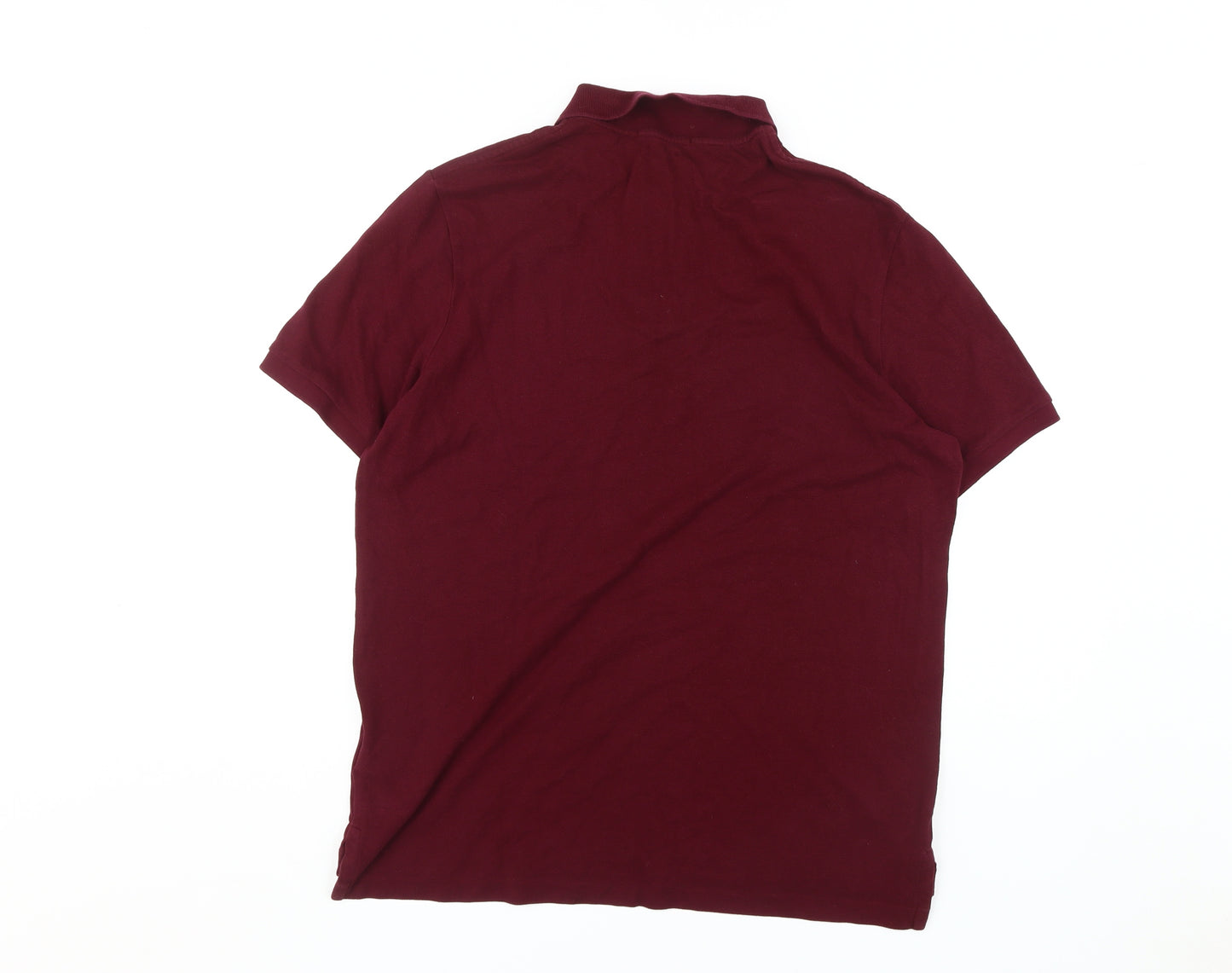 Ralph Lauren Men's Red Polo Shirt Medium