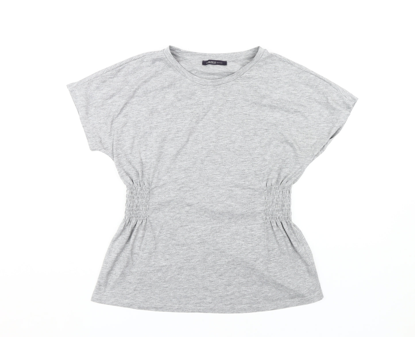 Marks and Spencer Women's Grey T-Shirt Size 8