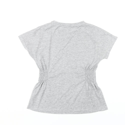 Marks and Spencer Women's Grey T-Shirt Size 8