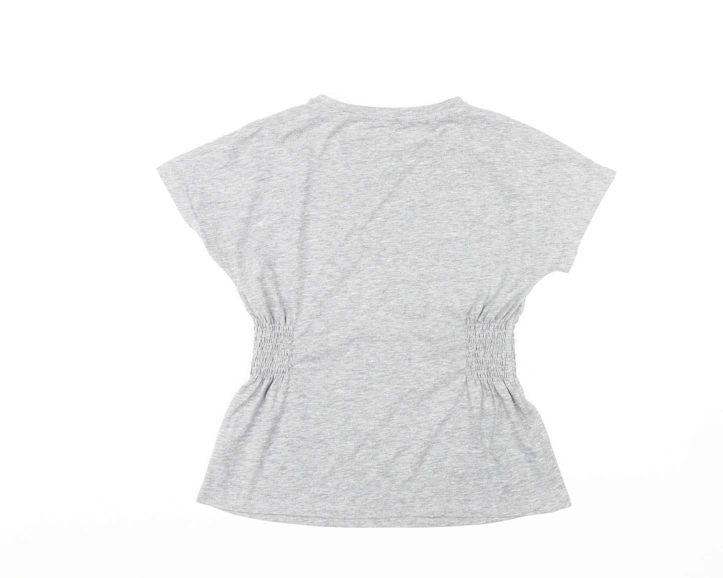 Marks and Spencer Women's Grey T-Shirt Size 8