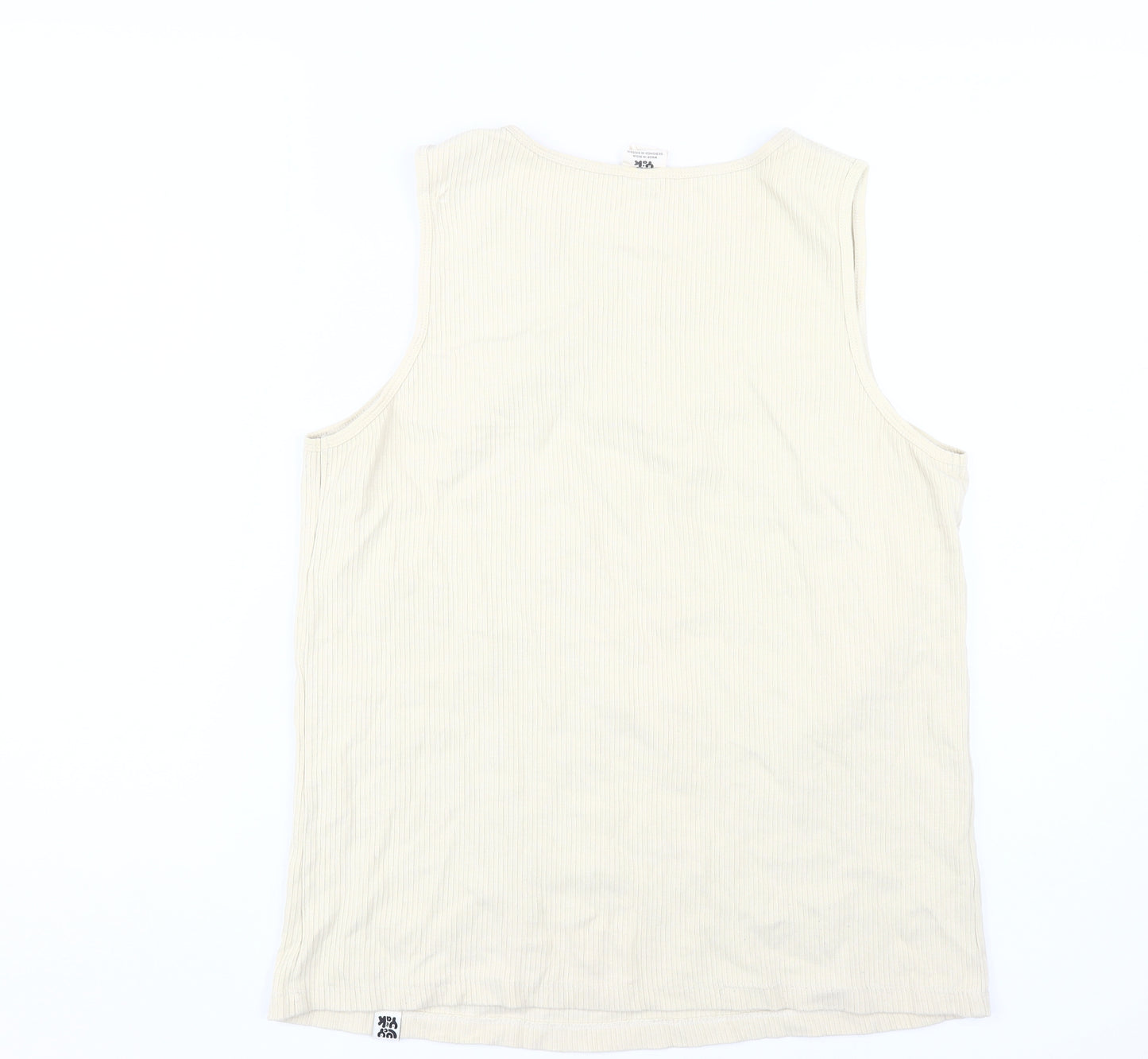 Lucy & Yak Unisex Beige XL Cotton Tank Top