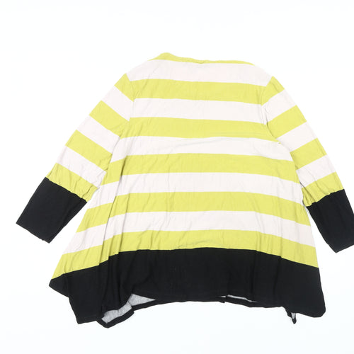 Roman Women's Multicoloured Striped Tunic T-Shirt Size 18