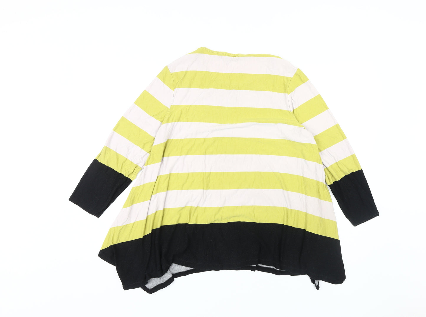 Roman Women's Multicoloured Striped Tunic T-Shirt Size 18