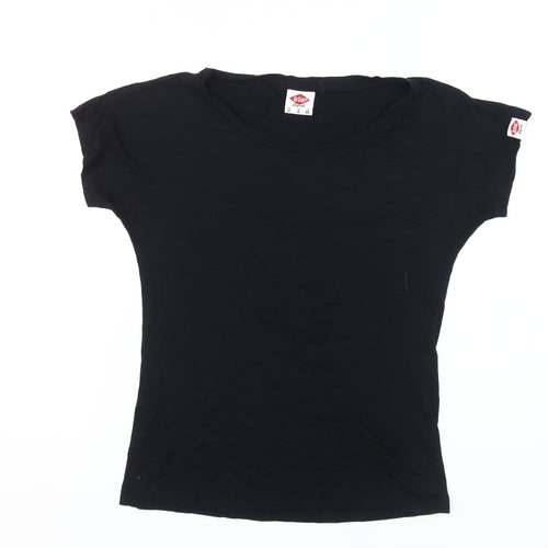 Lee Cooper Women's Black T-Shirt Size 12 Casual Jersey