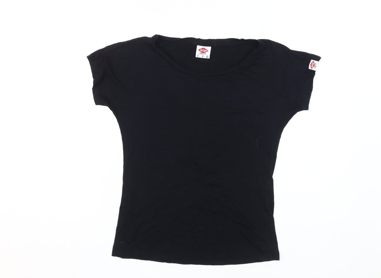 Lee Cooper Women's Black T-Shirt Size 12 Casual Jersey
