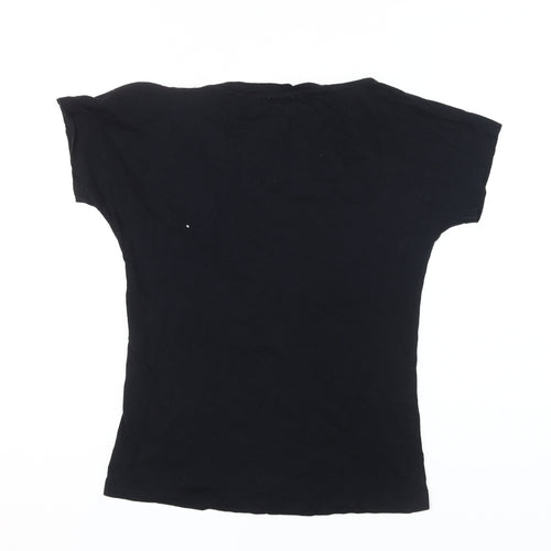 Lee Cooper Women's Black T-Shirt Size 12 Casual Jersey