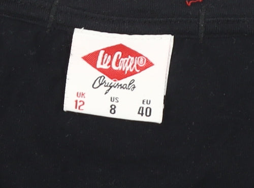 Lee Cooper Women's Black T-Shirt Size 12 Casual Jersey