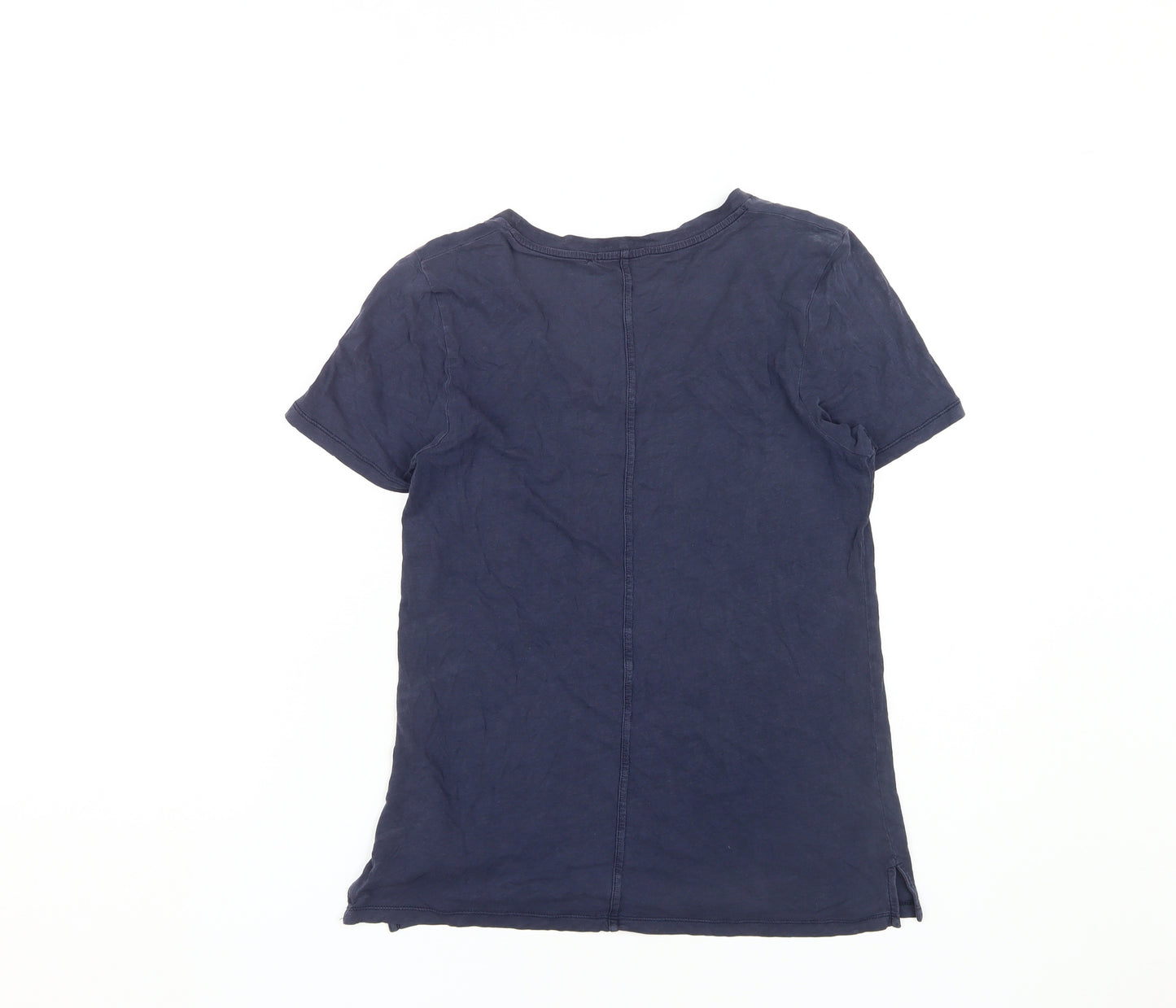 Whistles Women's Blue T-Shirt Size 8