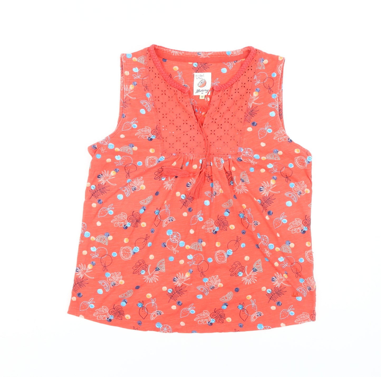 Mantarray Women's Multicoloured Floral Tank Top Size 12
