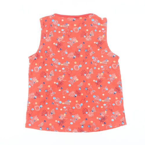Mantarray Women's Multicoloured Floral Tank Top Size 12