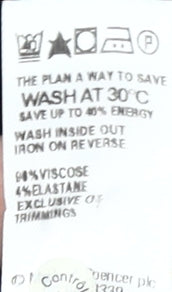 Marks and Spencer Women's Black Floral Jersey Top