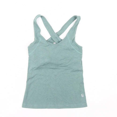 BAM Women's Green Tank Top Size 10 for Activewear
