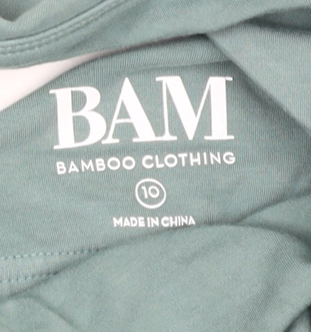 BAM Women's Green Tank Top Size 10 for Activewear