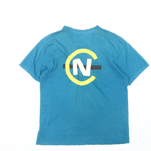 Nautica Men's Blue Graphic Print T-Shirt, Size M