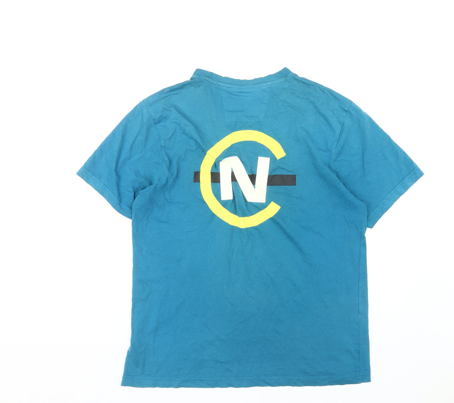 Nautica Men's Blue Graphic Print T-Shirt, Size M