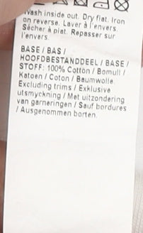 River Island Men's L White Colourblock T-Shirt