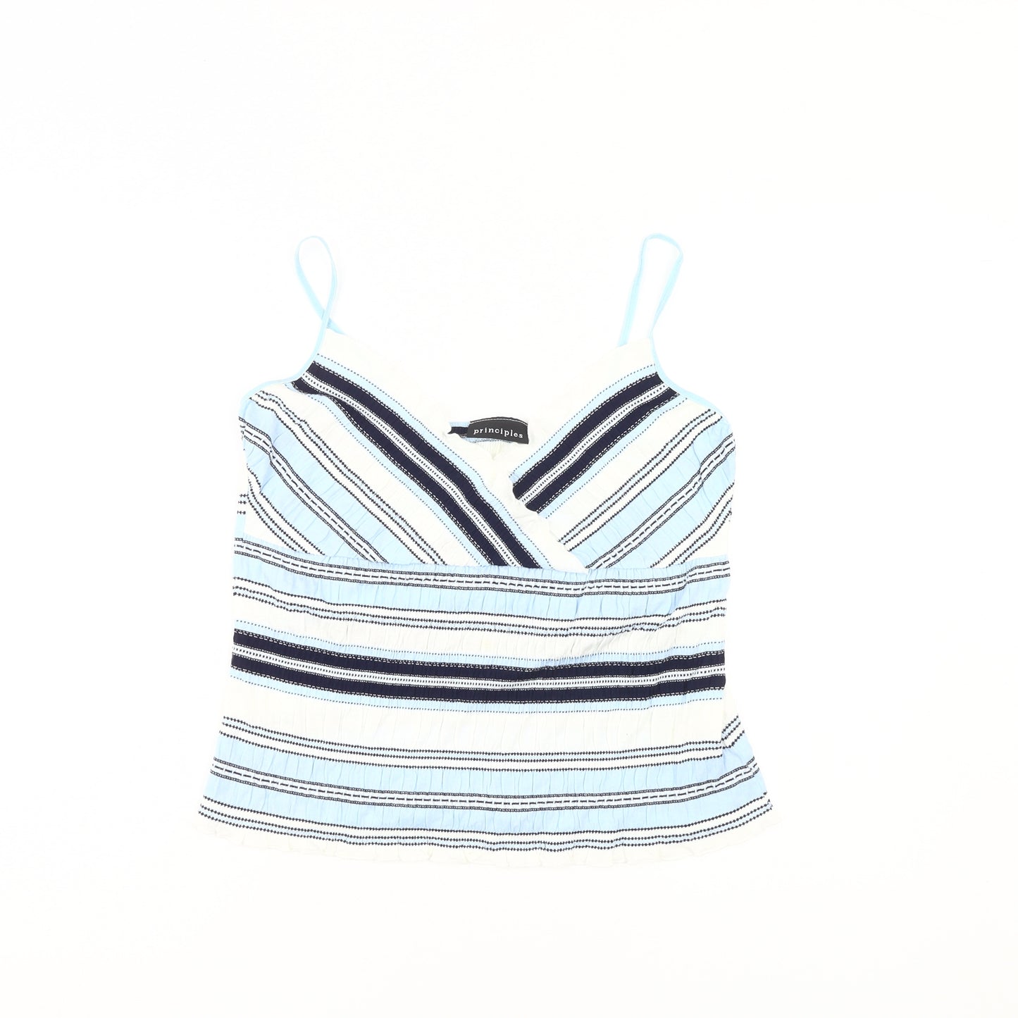Principles Women's Multicoloured Stripe Camisole Tank, Size 14