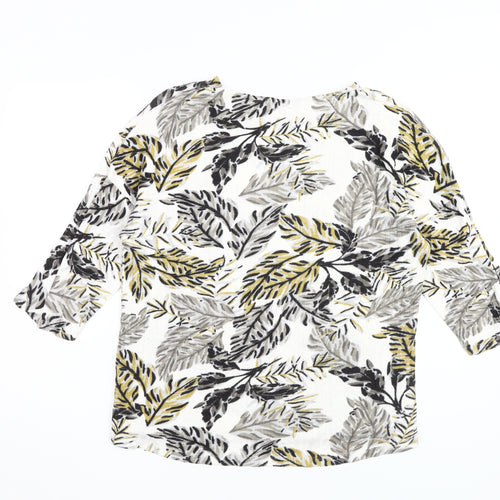 VIZ-A-VIZ Women's Multicoloured Floral Blouse Size 18