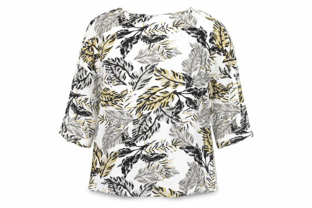 Front view of VIZ-A-VIZ Women's Multicoloured Floral Blouse, size 18