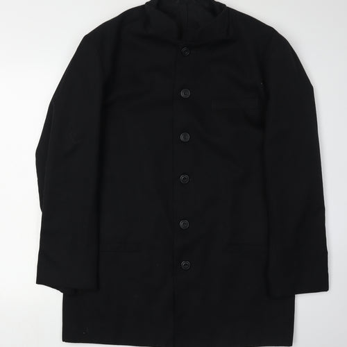 R.I. Collection Men's Black Jacket, Size 38, Wool Blend