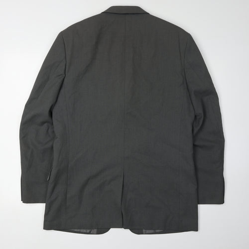 Remus Uomo Men’s Grey Blazer 40R Three-Button