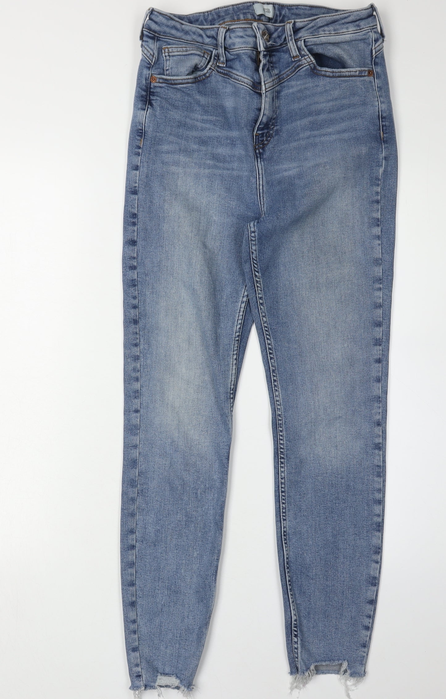River Island Women's Blue Skinny Jeans Size 14