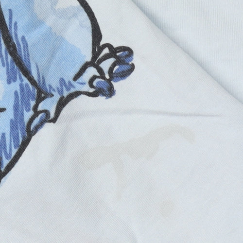 Next Girls' Blue Stitch T-Shirt, 6 Years, Long Sleeve, Disney