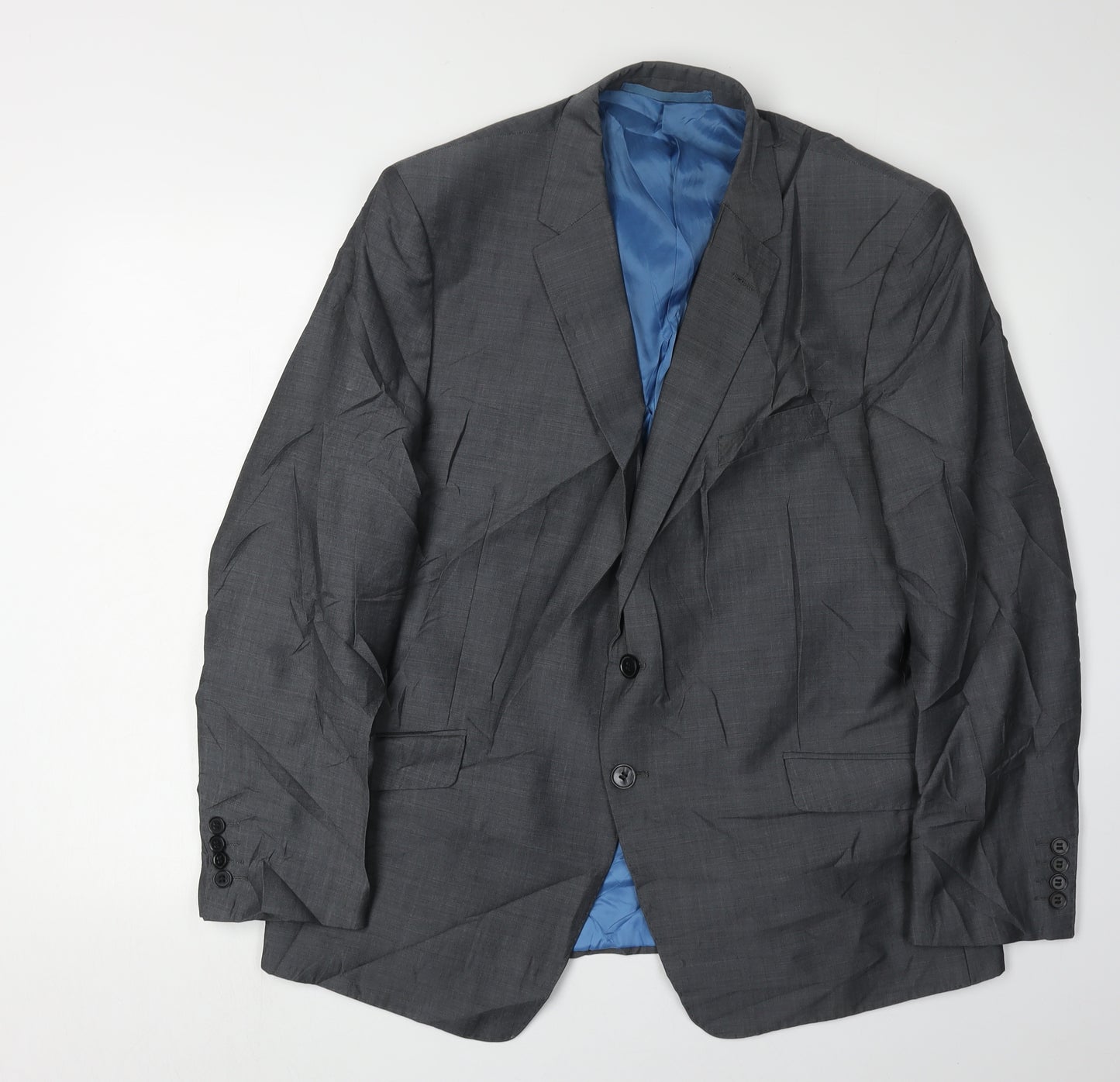 Marks and Spencer Grey Men's Wool Blazer 44S