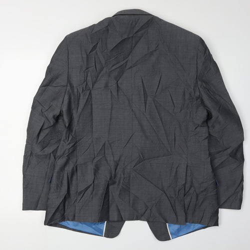 Marks and Spencer Grey Men's Wool Blazer 44S