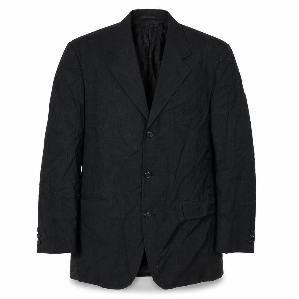Front view of Burton Menswear Black Blazer, Men, Size 44S